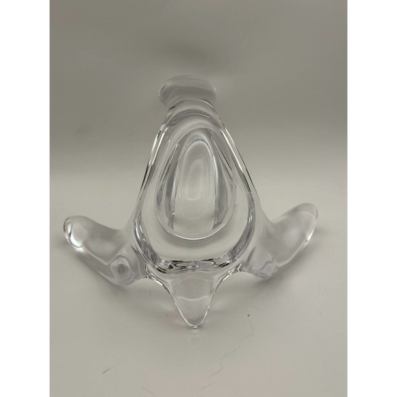 Vtg Princess House Fine French Crystal Bird In Flight Dove Figurine Candy Bowl - Picture 5 of 7